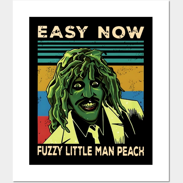 EASY NOW - FUZZY LITTLE MAN PEACH Wall Art by bartknnth